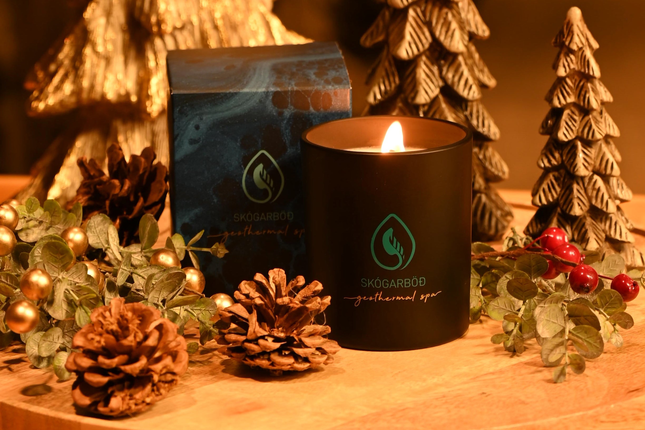 Skógarbaða ilmkerti