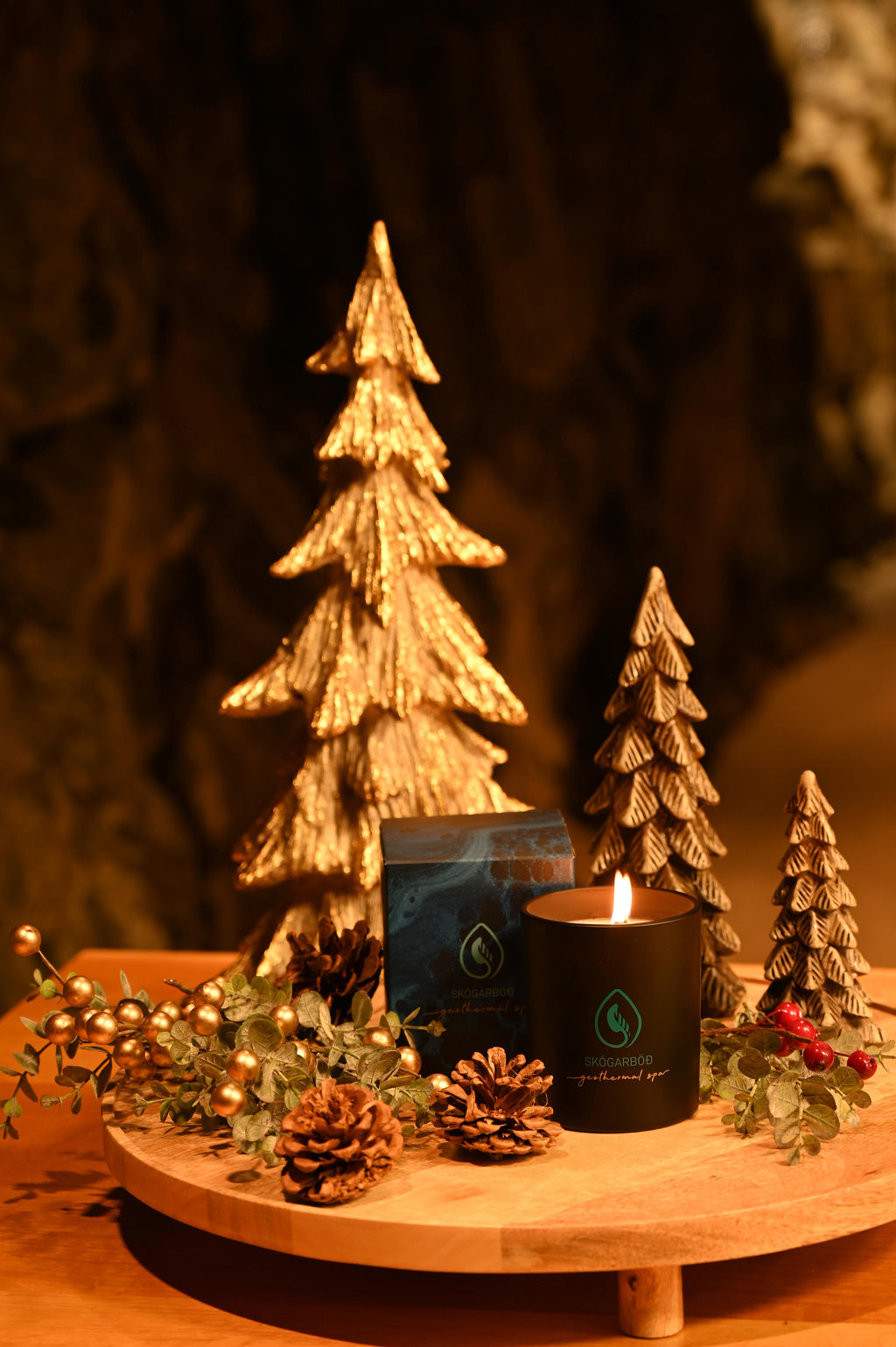 Skógarbaða ilmkerti